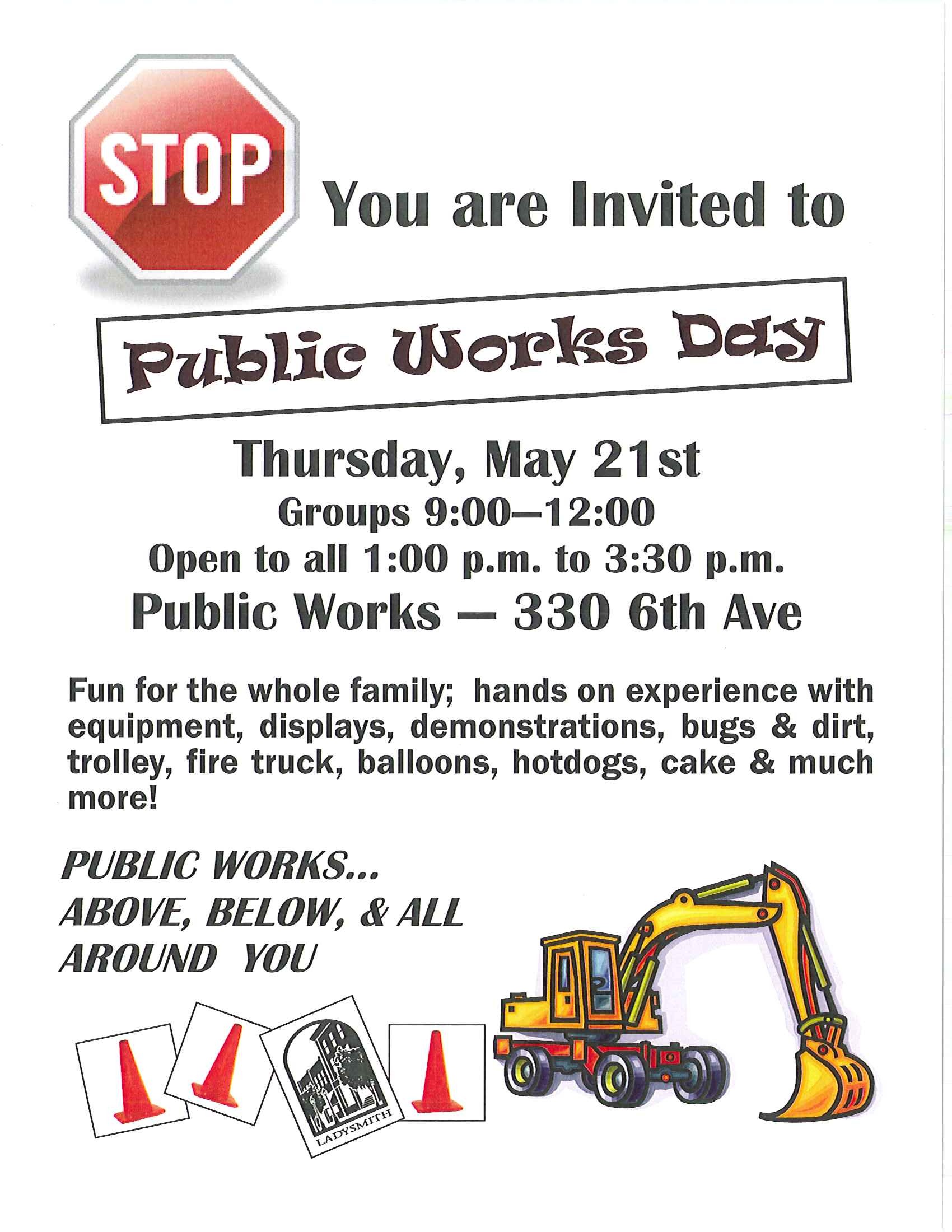 Public Works Day Ladysmith Chamber of Commerce