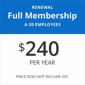 RENEWAL FULL MEMBERSHIP 6-20 Employees